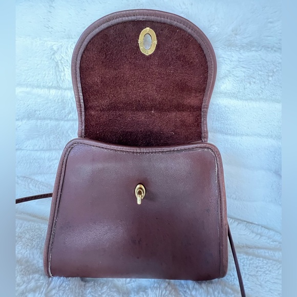 Vintage Coach Regina authentic mahogany 1995 made in US with hangtag - Picture 9 of 16